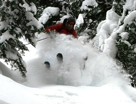 SkiMountain founder Kenny Biggin in the office